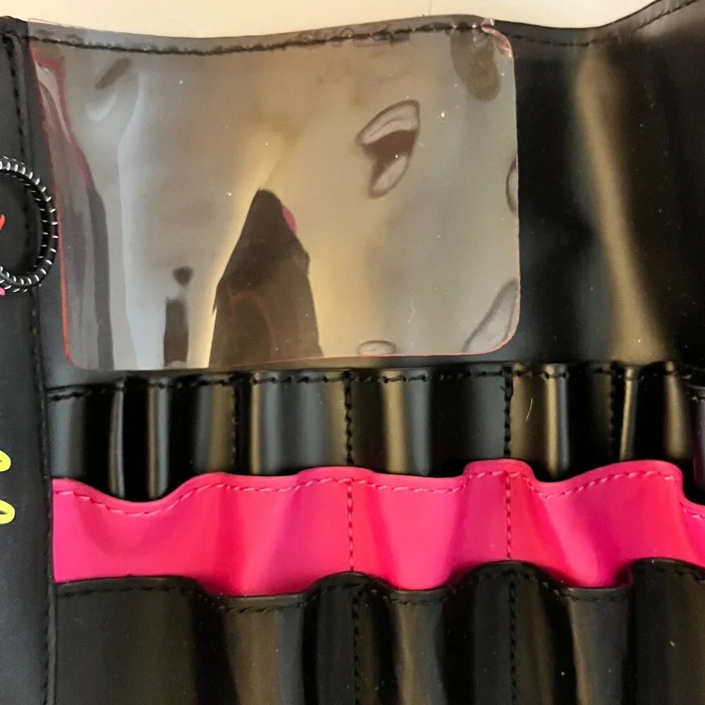 Kendall & Kylie Makeup Artist Brush Belt Holder Black Pink Adjustable Strap